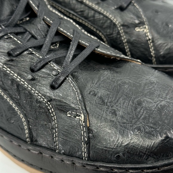 Giorgio’s Of Palm Beach Ostrich Leather Sneakers In 9 USA Made In italy - Picture 13 of 13